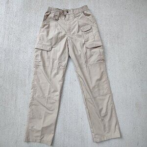 'Proper' tan water-resistant gorpcore double knee cargo hiking pants men's 32